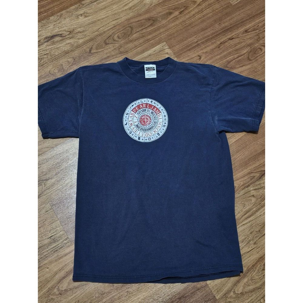 VINTAGE  PEARL JAM  DOUBLE SIDED T-SHIRT 1996 LARGE 90S GRUNGE ROCK